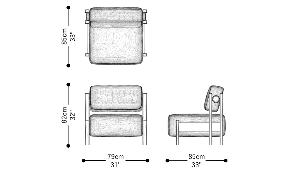 Imagem das dimensões principais do produto